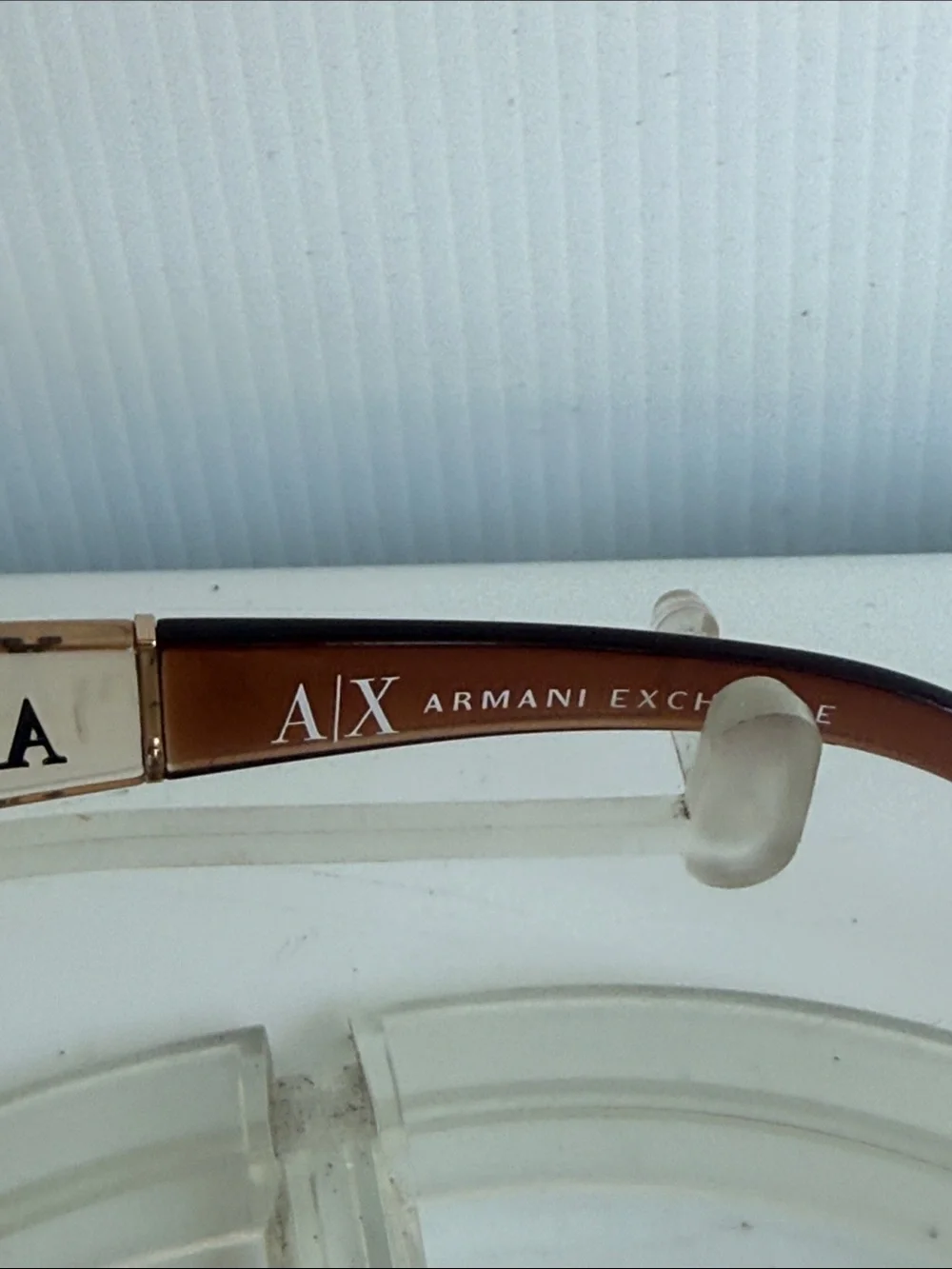NEW ARMANI EXCHANGE AX115/S Translucent Gray Green Sunglasses NEW WITHOUT TAGS
